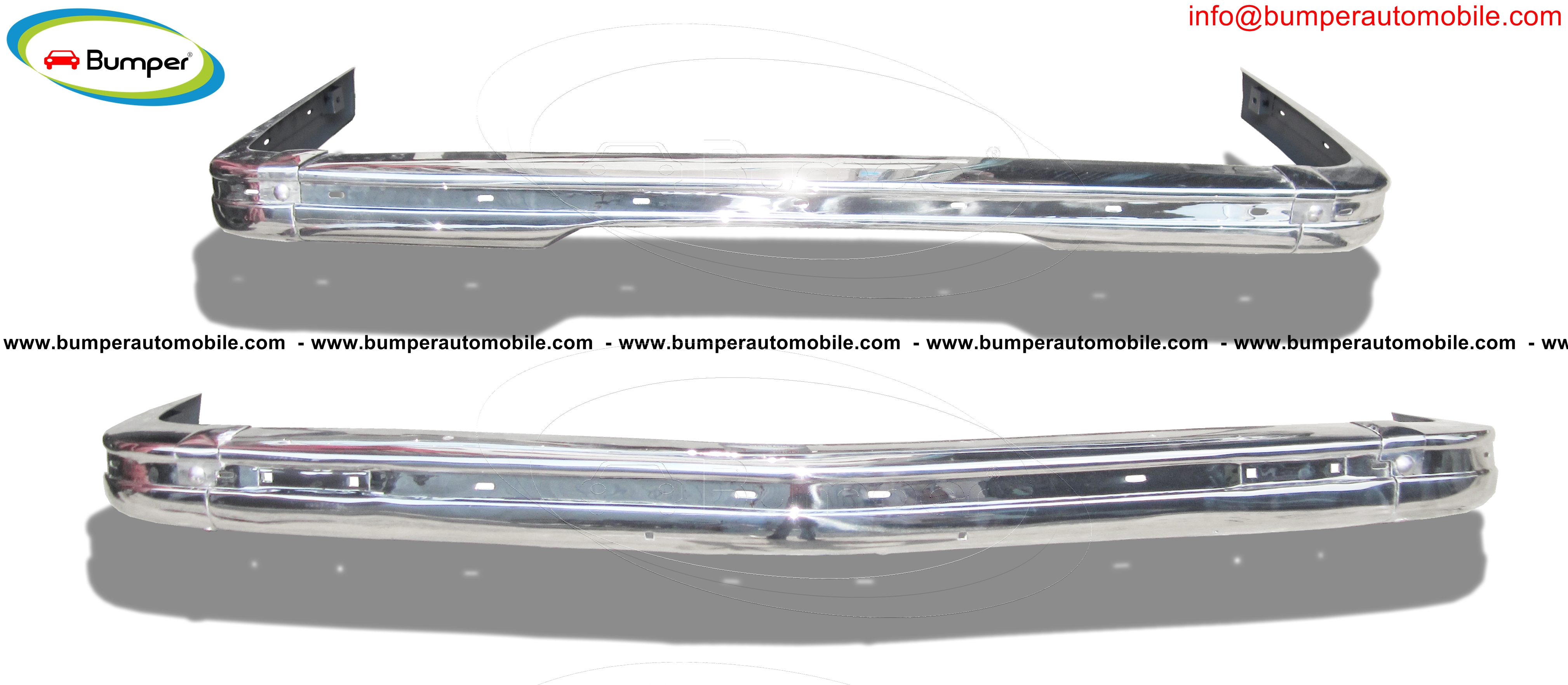 BMW E21 bumper (1975 – 1983) by stainless steel