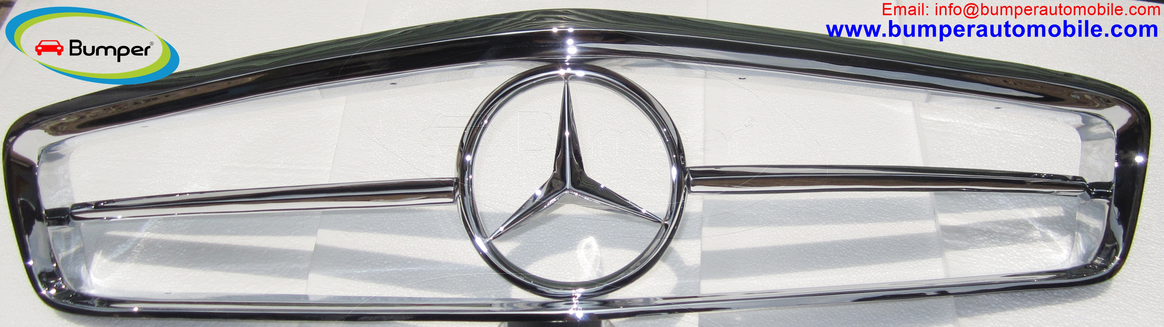 Mercedes W113 Grill (1963-1971) by stainless steel