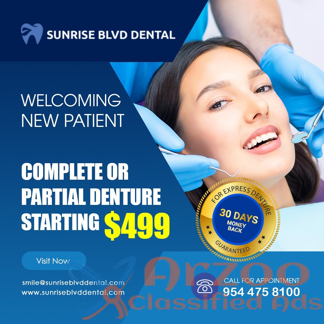 Affordable Partial Dentures Starting at $499