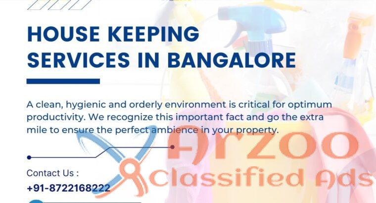 Best Housekeeping Agencies in Bangalore