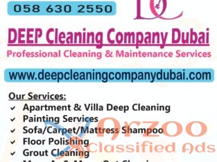 DEEP Cleaning Company Dubai