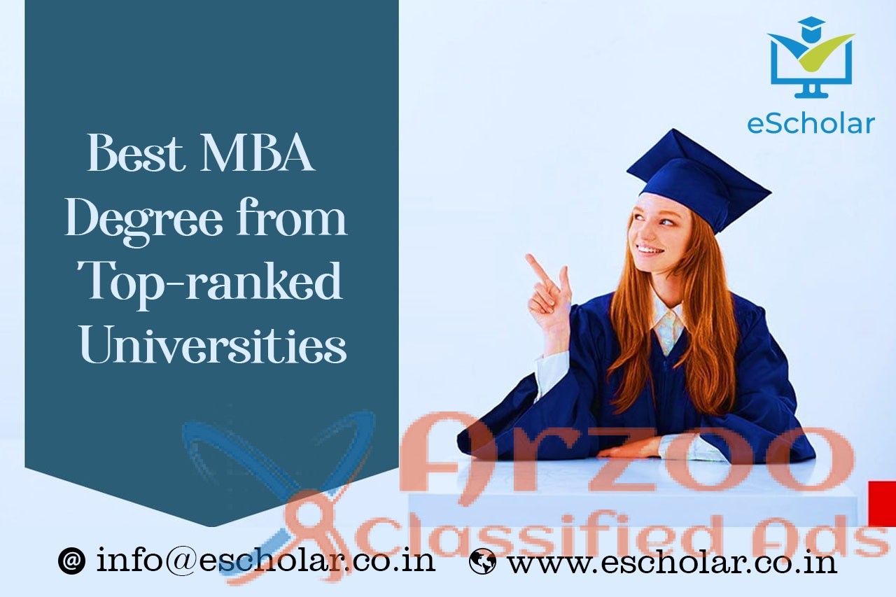 Best MBA Degree from Top-ranked Universities!!