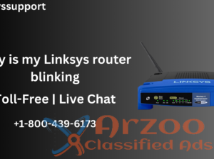 Why is my Linksys router blinking |+1-800-439-617