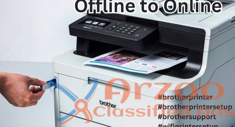 Brother Printer Offline to Online |+1-877-372-5666