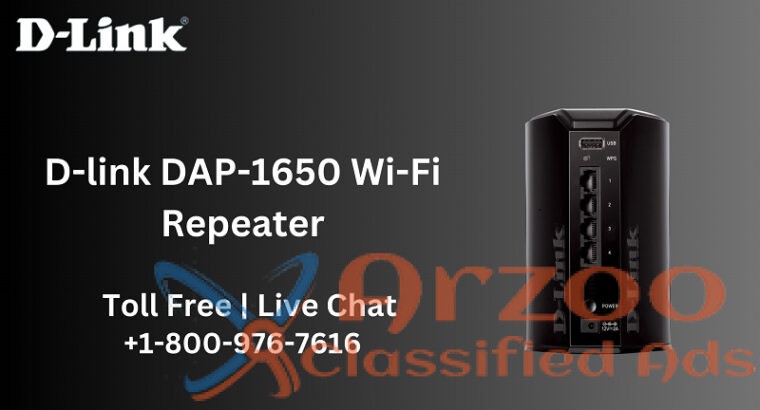 D-link DAP-1650 Wi-Fi Repeater | +1-800-976-7616 |