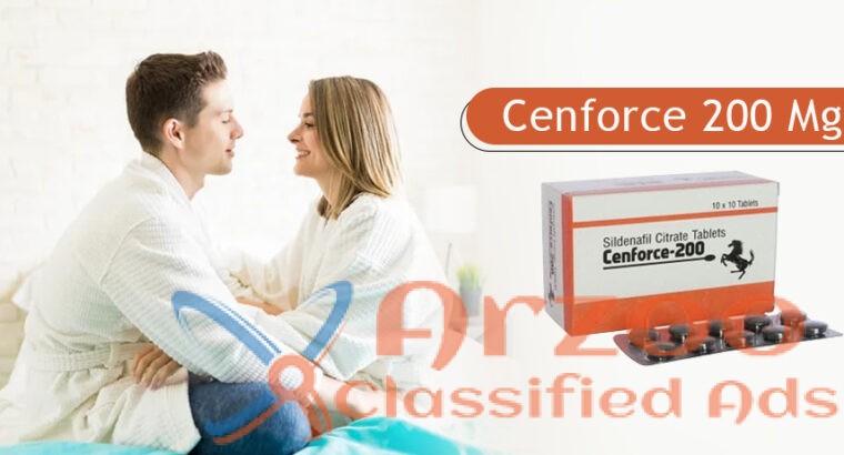 With Cenforce 200, you can eliminate issues with m