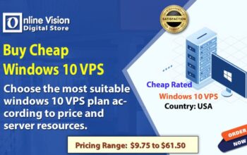 Buy Cheap Windows 10 VPS Hosting Plans from Online