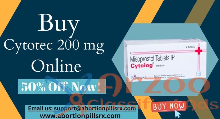 Buy Cytotec 200 mg Online at 50% Off