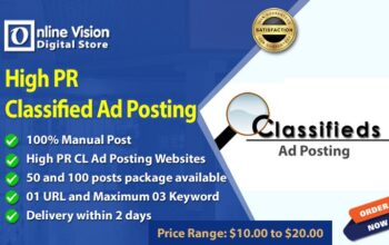 High PR Classified Ads Posting Services – Online V