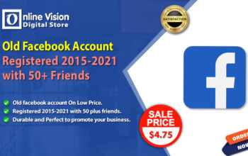 Buy Old Facebook Account with 50+ Friends – Online