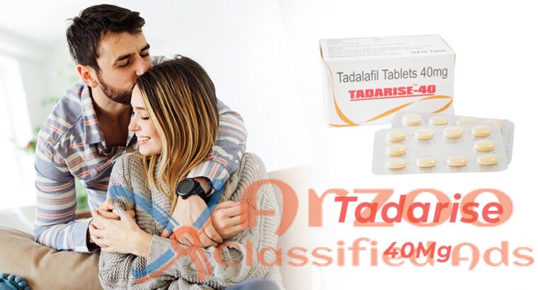 Tadarise 40 Mg (Tadalafil) Tablets Online for ED