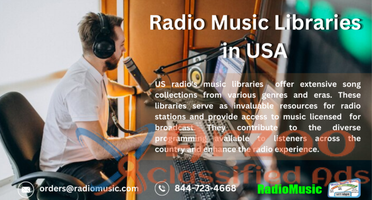 Radio Station Music Library In USA