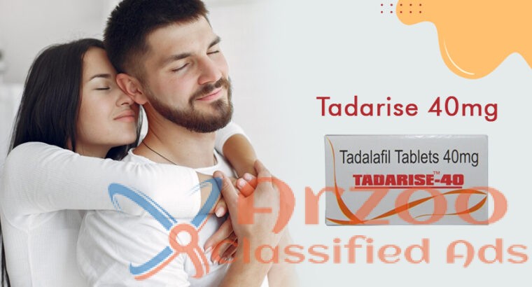 Tadarise 40 Mg (Tadalafil) Tablets Online for ED