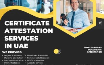 Degree certificate attestation services in UAE