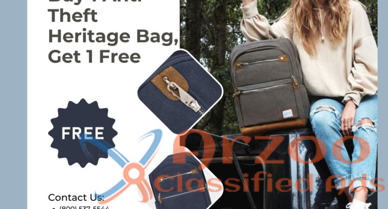 Anti-Theft Heritage Bags – Buy 1, Get 1 Free